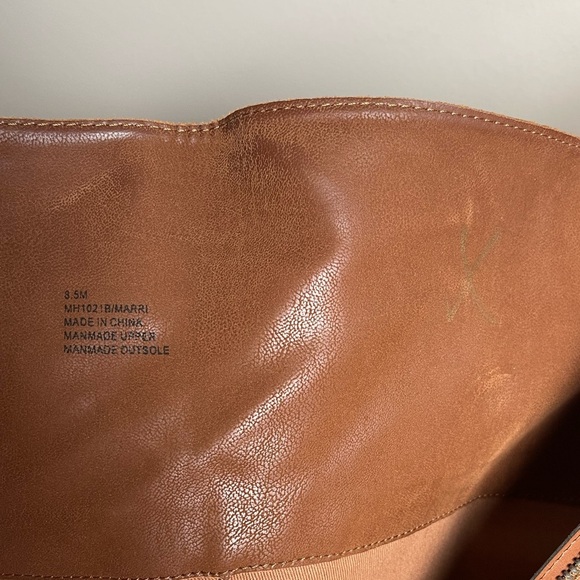 MIA Marri Tall Distressed Faux Leather Heeled Boot - Picture 10 of 12